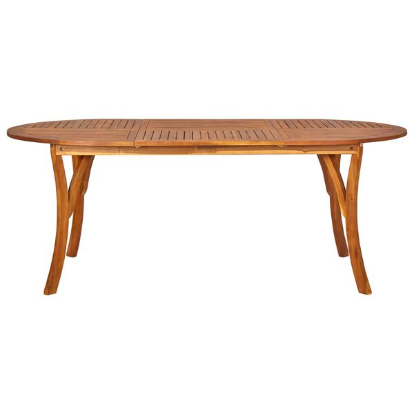 vidaXL Ensemble &agrave; manger de jardin 7 pcs Beige