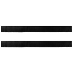 vidaXL Brosses de porte adh&eacute;sives 2 pcs Blanc 100 cm