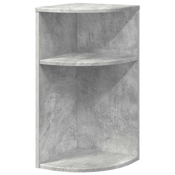 vidaXL Table d'appoint Gris b&eacute;ton 29,6 x 29,6 x 60 cm