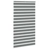 vidaXL Store z&egrave;bre gris fonc&eacute; largeur du tissu 125,9 cm polyester