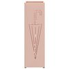 vidaXL Porte-parapluie avec stockage Rose 15,5 x 15,5 x 49 cm M&eacute;tal