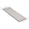 vidaXL Coussin de chaise longue Cr&egrave;me Daim