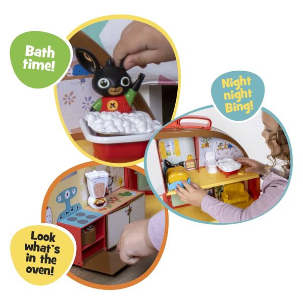 Bing Ensemble de maison jouet avec figurines jouet Multicolore