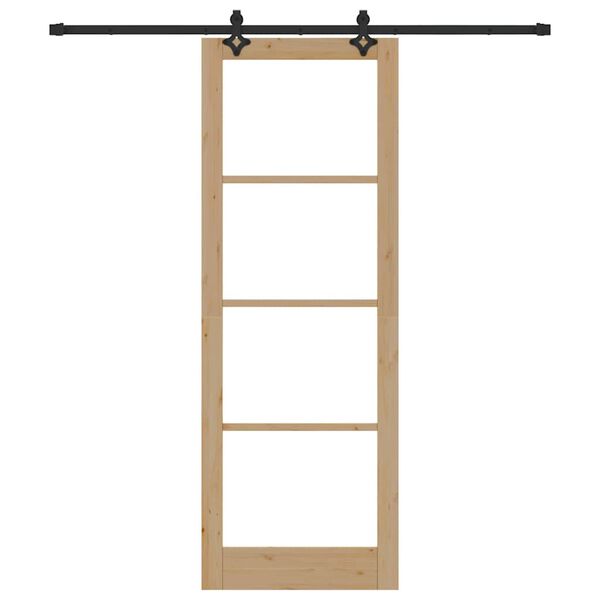 vidaXL Porte coulissante Naturel 83 x 232 cm