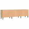 vidaXL Meuble TV chêne artisanal 150x30x44,5 cm bois d'ingénierie