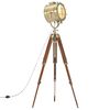 vidaXL Lampadaire &agrave; tr&eacute;pied bois de manguier massif 165 cm