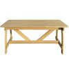 vidaXL Table de jardin 150x74x75 cm Bois de pin imprégné