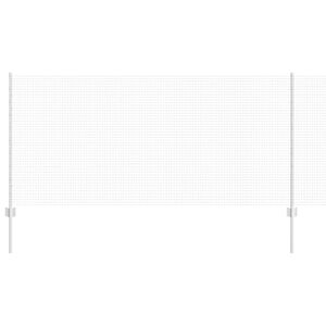vidaXL Cl&ocirc;ture en fil soud&eacute; avec poteau 50 x 1 m (l x h)