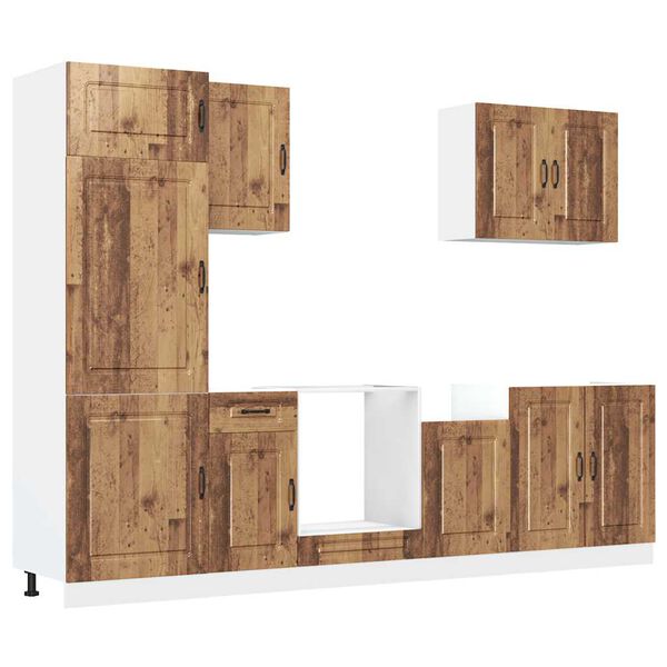 vidaXL Ensemble d'armoires de cuisine 7 pcs Kalmar bois d'ing&eacute;nierie