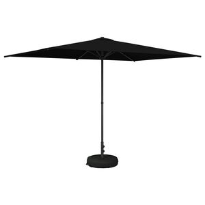 vidaXL Parasol de jardin avec base 200 x 300 cm Polyester