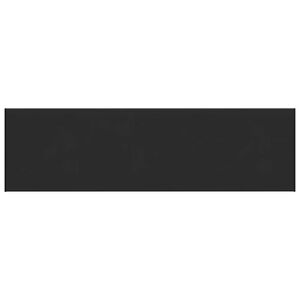 vidaXL Appui de fen&ecirc;tre Noir avec grain de bois 120 x 40 x 4,5 cm PVC