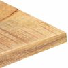 vidaXL Dessus de table Bois de manguier solide 25-27 mm 80x60 cm