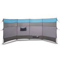 vidaXL Brise-vent de camping bleu 366x152x152 cm imperméable