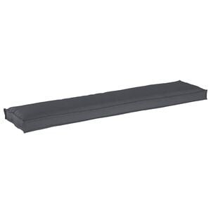 vidaXL Coussin de palette Tissu Oxford Anthracite 180 x 40 x 8 cm