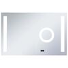 vidaXL Miroir mural &agrave; LED de salle de bain et capteur tactile 100x60cm