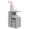 vidaXL Table d'appoint Sonoma gris 36x30x56 cm Bois d'ingénierie
