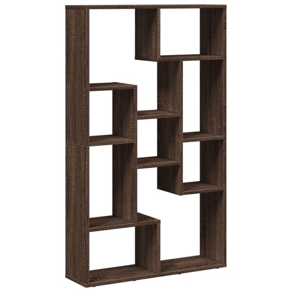 vidaXL Biblioth&egrave;que ch&ecirc;ne marron 72x20x120,5 cm bois d'ing&eacute;nierie