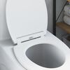 vidaXL Toilette &agrave; rel&acirc;chement rapide adapt&eacute;e pour le si&egrave;ge Blanc
