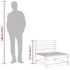 vidaXL Canapé de jardin sans accoudoirs repose-pieds bois pin imprégné