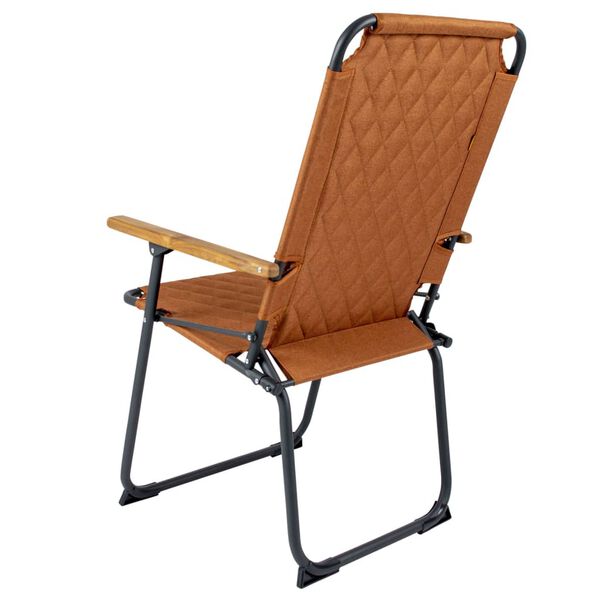 Bo-Camp Chaise de camping pliable Jefferson Argile