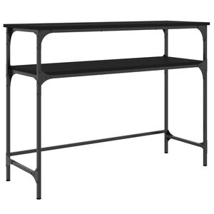 vidaXL Table console noir 100x35,5x75 cm bois d'ing&eacute;nierie