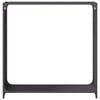 vidaXL Portant de bois chauffage noir 90x28x90 cm