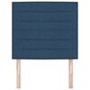 vidaXL T&ecirc;te de lit Bleu 100 cm tissu