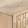 vidaXL Table de chevet 50x33x60 cm bois de manguier massif