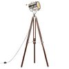 vidaXL Lampadaire &agrave; tr&eacute;pied bois de manguier massif 180 cm