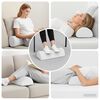 vidaXL Coussin pour jambes Uni Blanc