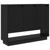 vidaXL Buffet Ch&ecirc;ne noir 97 x 29 x 75 cm Bois d'ing&eacute;nierie