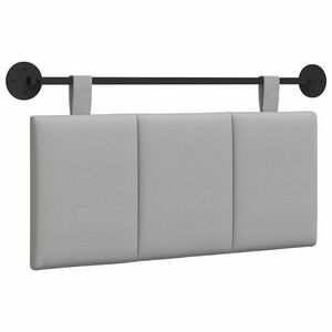vidaXL T&ecirc;te de lit suspendue Gris nuage Tissu