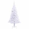 vidaXL Sapin de No&euml;l artificiel avec 150 LED Blanc 150 cm PVC et Acier