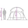 vidaXL Tente familiale tunnel 8 personnes vert imperm&eacute;able