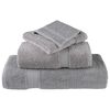vidaXL Serviettes de qualité supérieure SOLUND 2 pcs gris 600 g/m²