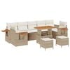 vidaXL Ensemble de canap&eacute; de jardin 13 pc 9-Nombre de places