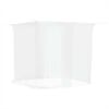 vidaXL Moustiquaire suspendue 156 maille blanc 220x180x180 cm