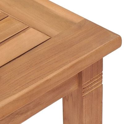 vidaXL Ensemble à manger de jardin 3 pcs bois de teck solide