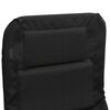 vidaXL Chaises longues pliables lot de 2 noir textil&egrave;ne et acier