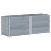 vidaXL Colliers de palette 3 pcs gris 150x50 cm bois de pin solide