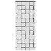 vidaXL Store enrouleur de douche avec cassette largeur du tissu 96 cm