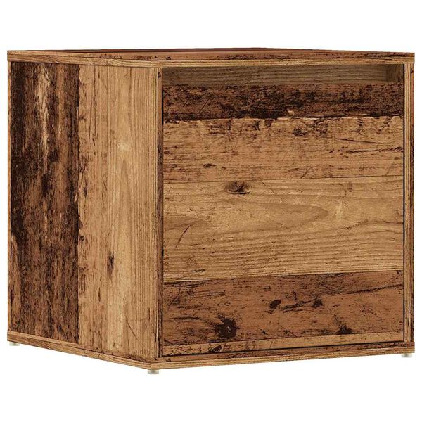 VidaXL Tiroir boîte vieux bois 40,5x40x40 cm bois d'ingénierie