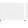 vidaXL Cl&ocirc;ture en fil soud&eacute; avec poteaux 25 x 1,6 m Vert Maille