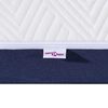 vidaXL Matelas Blanc et Bleu 100 x 200 cm Tissu jacquard