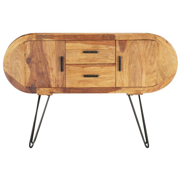 vidaXL Buffet 118x28x75 cm Bois solide