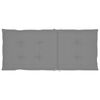 vidaXL Chaises inclinables de jardin et coussins lot de 8 Gris Acacia