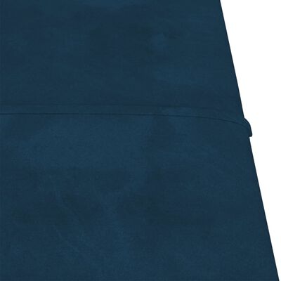 vidaXL Panneaux muraux 12 pcs Bleu 30x30 cm Velours 1,08 m²