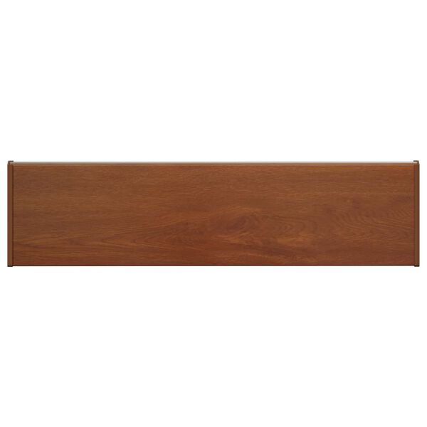 vidaXL Appui de fen&ecirc;tre Bois Brun 80 x 25 x 4,5 cm PVC