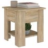 vidaXL Table basse chêne sonoma 40x40x42 cm bois d'ingénierie