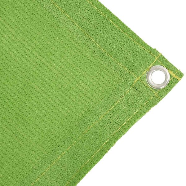 vidaXL Tapis de tente vert clair 250x250 cm PEHD